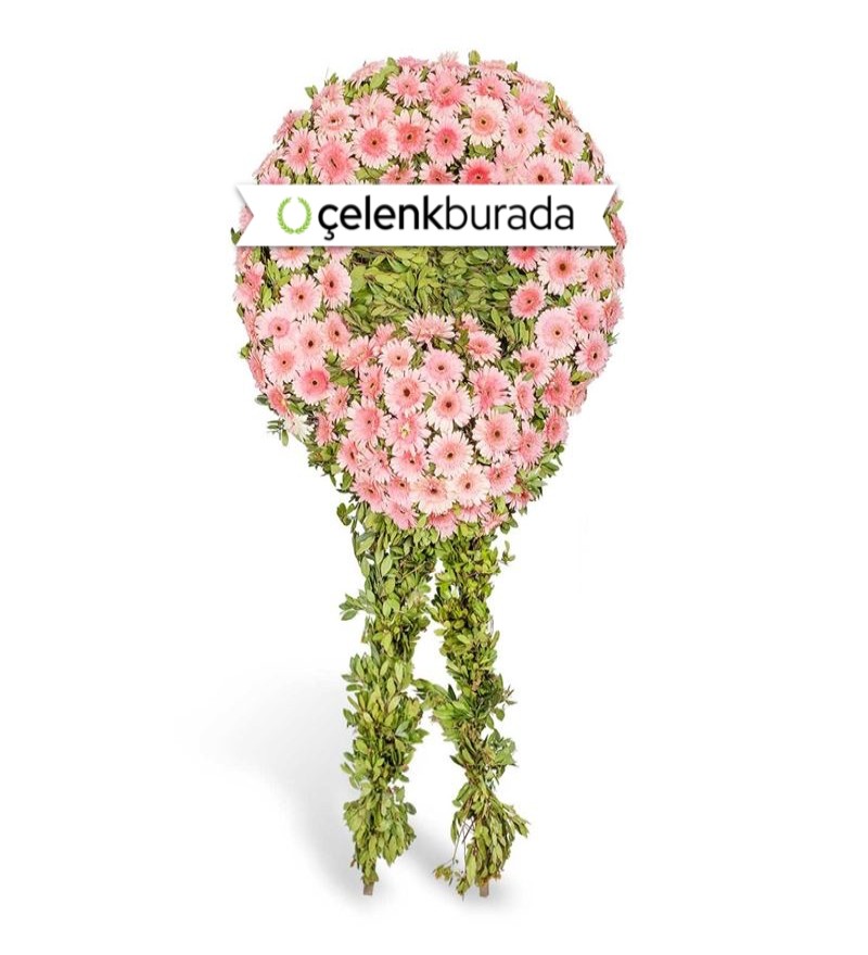 Pembe Cenaze Çelengi