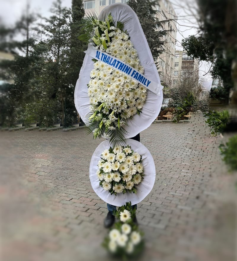 Beyaz Premium Düğün Açılış Çelengi