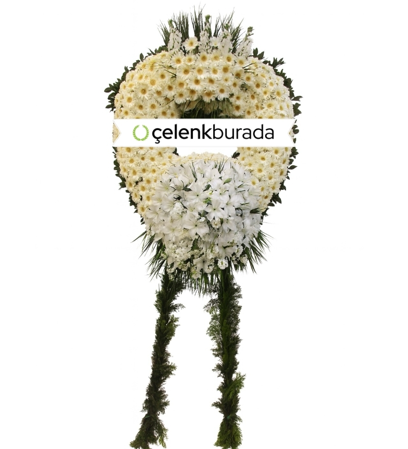 Bembeyaz Cenaze Çelengi