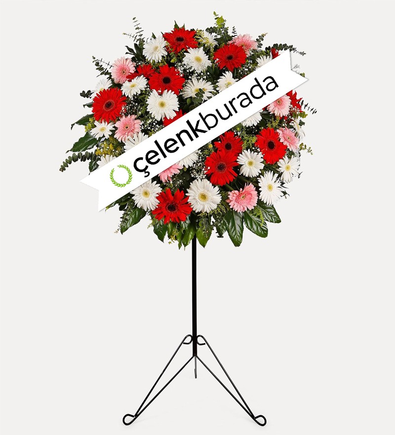 Renkli Gerbera Ferforje