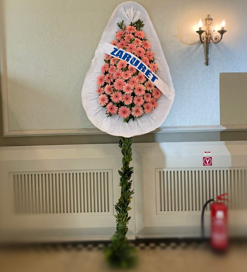 Pembe Düğün ve Açılış Çelengi