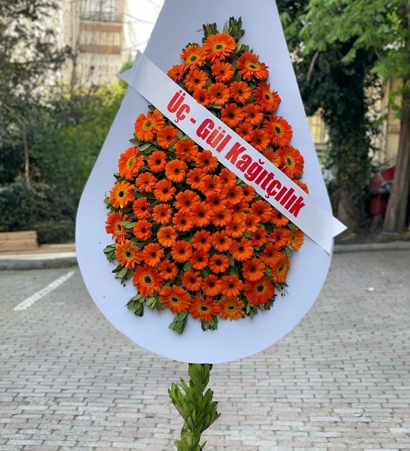 Turuncu Düğün Açılış Çelengi