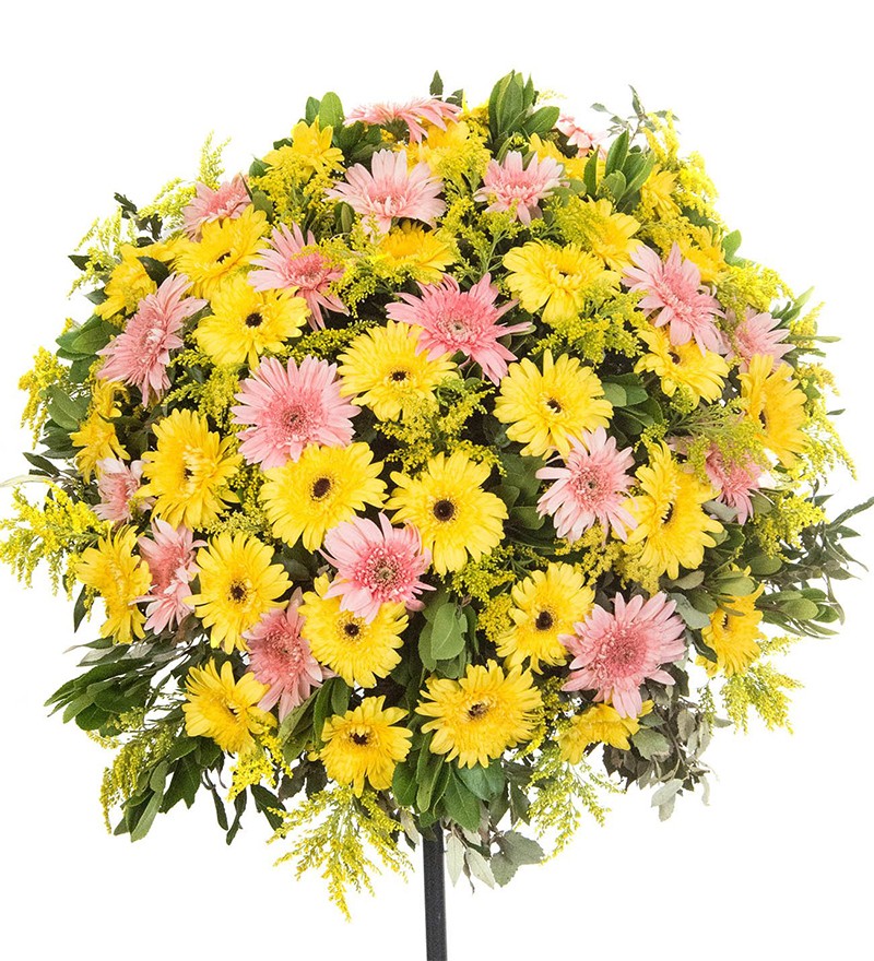 Renkli Gerbera Ferforje