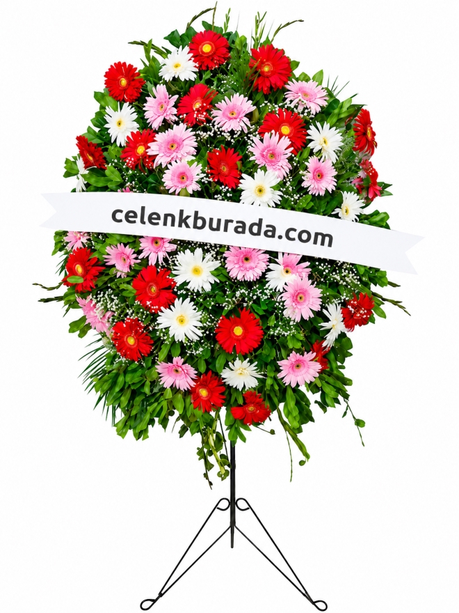 Renkli Gerbera Ferforje