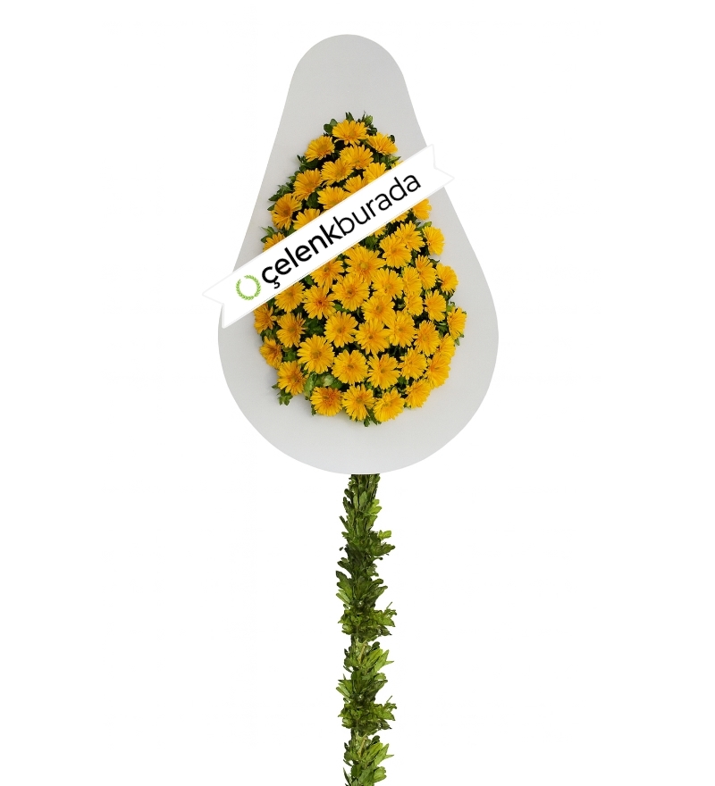 Sarı Gerbera Çelenk