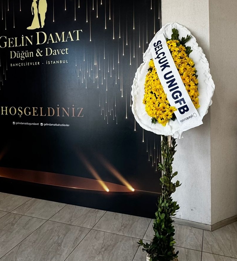Sarı Gerbera Çelenk