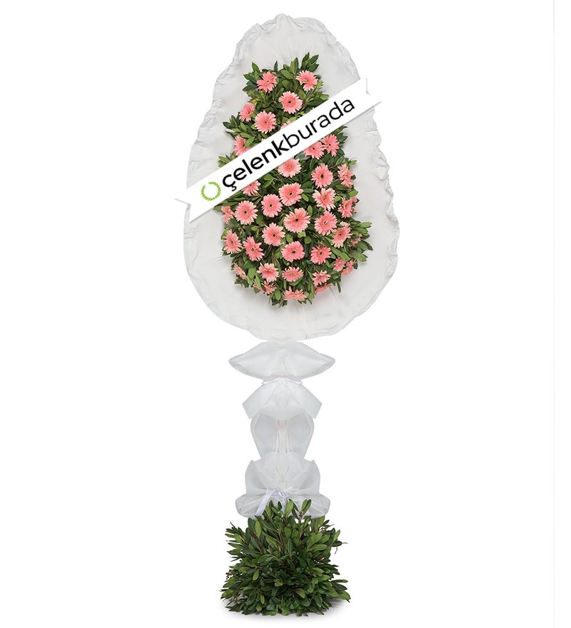 Pembe Düğün Açılış Çelengi